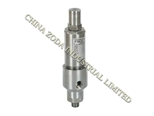 High Pressure Safety Overflow Valve