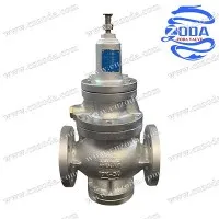 Közvetlen membrán rugónyomás-csökkentő szelep